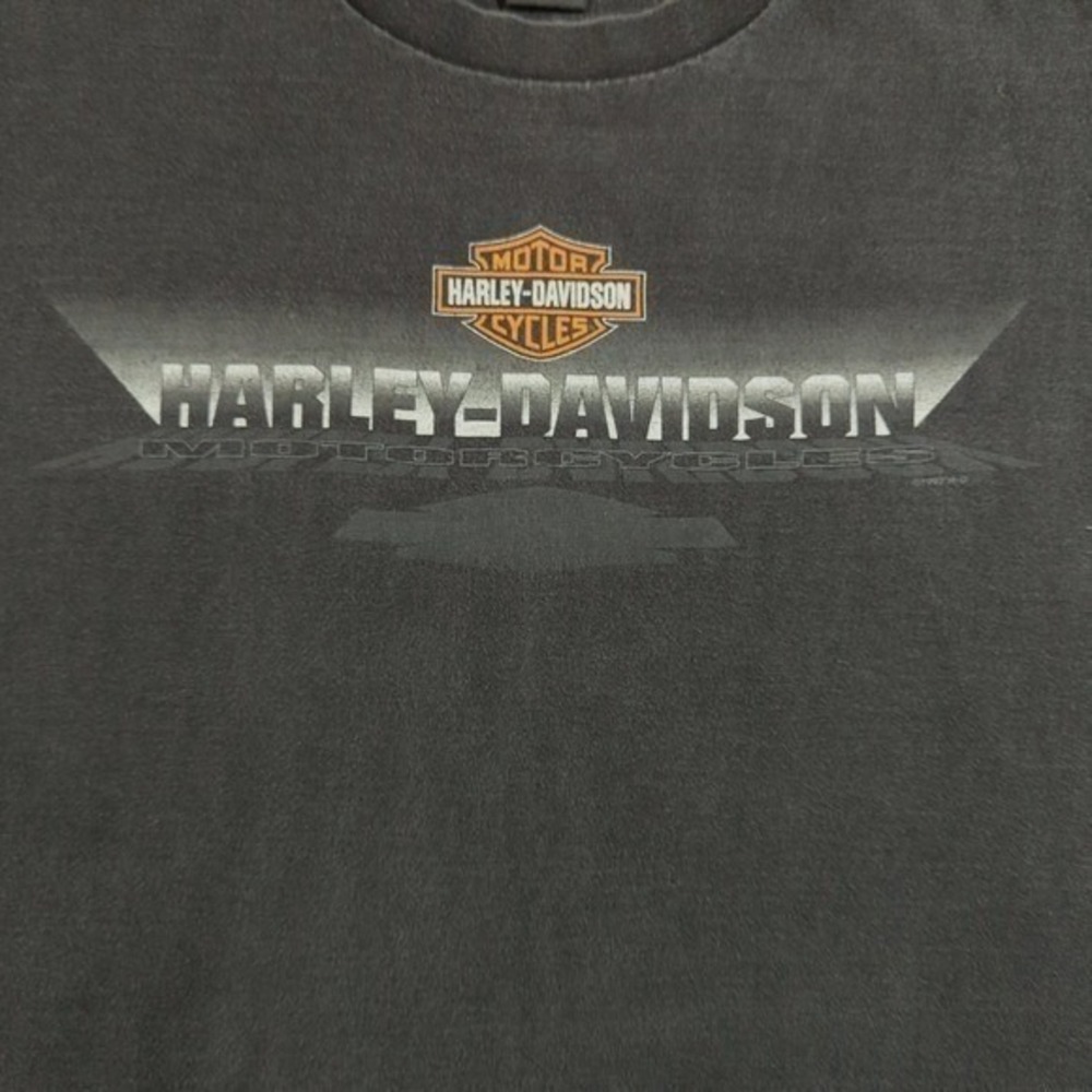 Harley Davidson T Shirt XL Vintage 1997-98 Double Sided Utica NY - Picture 3 of 10